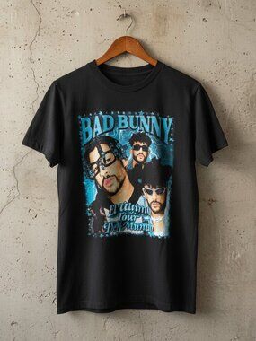 Bad Bunny El Ultimo Tour Del Mundo Retro Bootleg Graphic Tee